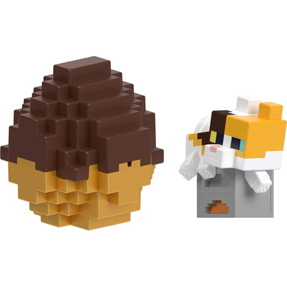 Mattel Minecraft: - Mini Eggs With Figure - Mc Mini Cat (JJV75)