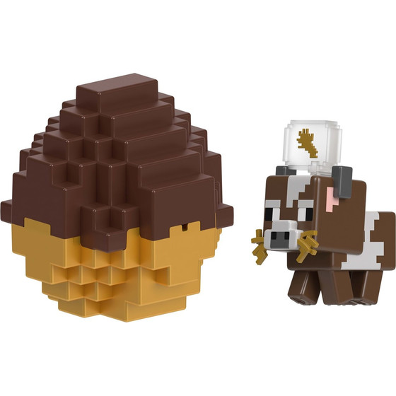 Mattel Minecraft: - Mini Eggs With Figure - Mc Mini Cow (JJV72)
