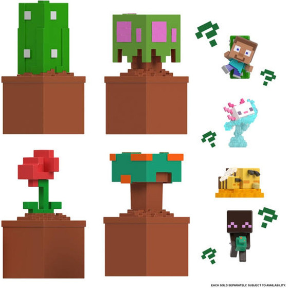 Mattel Minecraft: Mini Figures - Mc Airborne Axolotl (JKF68)
