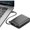 ENERGEA Powerbank Integra Ultra 45 3C 20000mAh Cable USB-C PD45W Grey - (INT-20K45-GUN-3C)