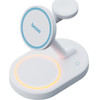 ENERGEA Wireless Charger Gomag Station 2 3-in-1 Fast Charging Magsafe White - (GM-STNQI2-WHT)