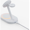 ENERGEA Wireless Charger Gomag Station 2 3-in-1 Fast Charging Magsafe White - (GM-STNQI2-WHT)