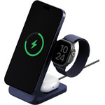 ENERGEA Wireless Charger Magtrio 2 3-in-1 Qi2 25W Foldable Blue - (MAG-TRIO2-BLU)