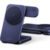 ENERGEA Wireless Charger Magtrio 2 3-in-1 Qi2 25W Foldable Blue - (MAG-TRIO2-BLU)