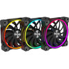 Alpenfohn 120mm Wing Boost 3 ARGB High Speed PWM Fans, Triple - Black - (84000000163)