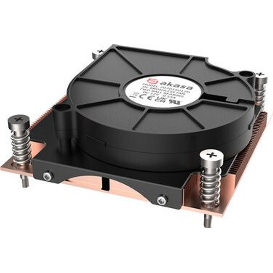 Akasa 1U Intel LGA 1700 CPU-cooler/radiator - copper - (AK-CC7406BP01)