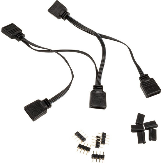 Akasa 4-in-1 RGB Splittercable - 40 cm - (AK-CBLD05-40BK)