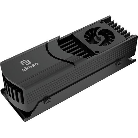 Akasa Active Cooling for M.2 NVMe PCIe 5.0 - (A-M2HS04-BK)