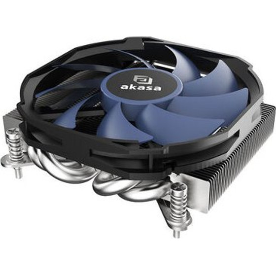 Akasa ALUCIA H4I, Low-Profile CPU-cooler/radiator, for Intel - (AK-CC7501BP01)