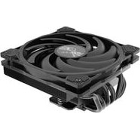 Akasa ALUCIA H6LS M2 Low-Profile CPU-cooler/radiator - 120mm, black/blue - (AK-CC4036HP01)