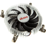 Akasa Low Profile CPU-cooler/radiator - 74mm - (AK-CC7129BP01)