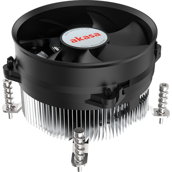 Akasa Low Profile CPU-cooler/radiator - Sockel LGA 1700, 64,5 mm height - (AK-CC6607EP01)