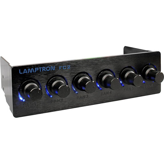 Lamptron FC2 Fan Controller 5,25 inch - black - (LAMP-FC0022H)