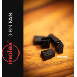 MDPC-X 3-Pin Fan Connector by Molex - black - (CO-FAN-3)
