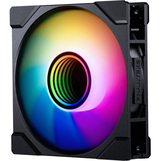 PHANTEKS M25 Gen2 PWM D-RGB fan - Reverse Blade, 120mm, black - (PH-F120M25R_G2_DBK01)
