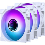 PHANTEKS M25 Gen2 PWM D-RGB fan, 3er-Pack - 120mm, white - (PH-F120M25_G2_DWT01_3P)