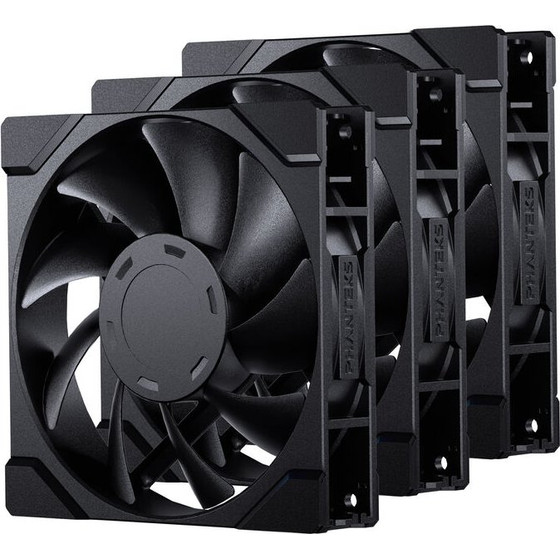 PHANTEKS M25 Gen2 PWM fan, 3er-Pack - 120mm, black - (PH-F120M25_G2_BBK01_3P)