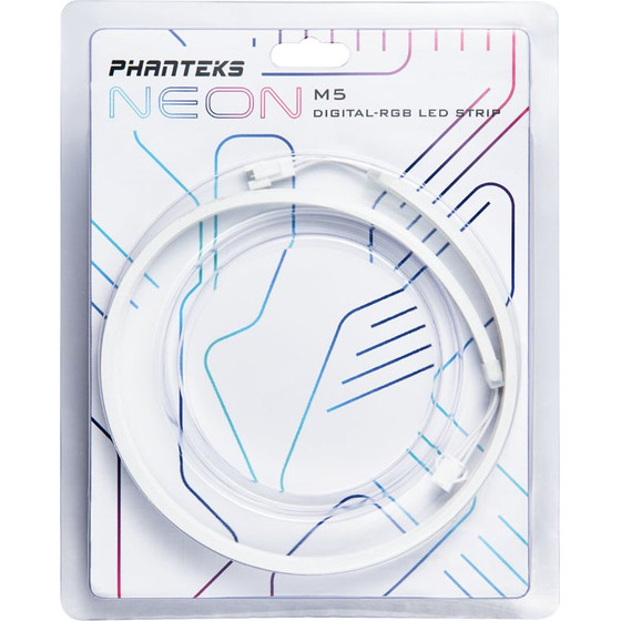 PHANTEKS Neon Digital RGB LED strip - 55 cm, white - (PH-NELEDKT_M5_WT01)