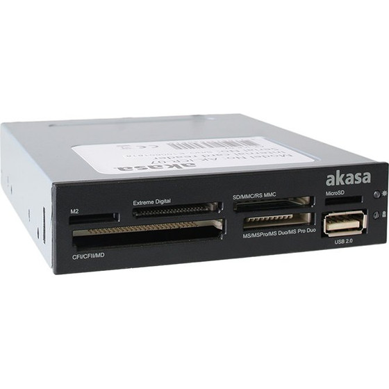 Akasa Internal 6-Port Card Reader 3,5 - black - (AK-ICR-07)