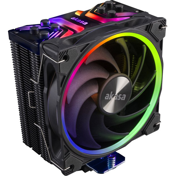 Akasa SOHO H4 plus CPU cooler, ARGB - 120mm - (AK-CC4022HP01)
