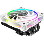 Akasa SOHO H6L M2 Low-Profile CPU-cooler, ARGB - 120mm, white - (AK-CC4039HP01)