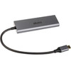 Akasa USB Typ C on 4x USB Typ A - silver - (AK-CBCA25-18BK)