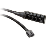 Akasa FLEXA FP5H PWM Splitter Hub - black - (AK-CBFA08-30BK)