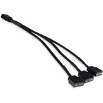 Alphacool Y-Splitter aRGB 3-Pin on 3x 3-Pin 15cm - black - (18709)