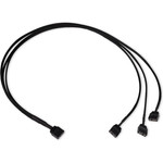 Alphacool Y-Splitter aRGB 3-Pin on 3x 3-Pin 60cm - black - (18707)