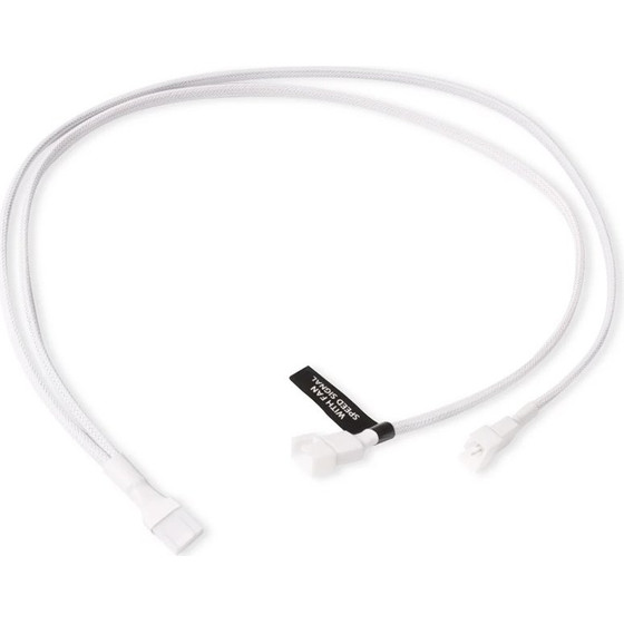 Alphacool Y-Splitter 4-Pin on 2x 4-Pin PWM 60cm - white - (18724)