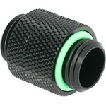 Barrow Adapter straight G1/4 inch AG on G1/4 inch AG, 14mm, redatable/swivel - black - (TBX2D-02 B)