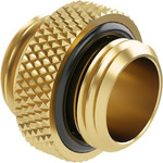 Barrow Adapter straight G1/4 inch AG on G1/4 inch AG, 5mm - gold - (TB2D-MINI01 GO)