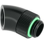 Barrow Adapter 45 Grad G1/4 inch AG on G1/4 inch IG - redatable/swivel, black - (TWT45-B01 B)