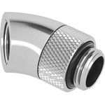 Barrow Adapter 45 Grad G1/4 inch AG on G1/4 inch IG - redatable/swivel, silver - (TWT45-B01 S)