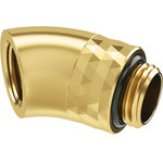 Barrow Dazzle Adapter 45 Grad G1/4 inch AG on G1/4 inch IG - redatable/swivel, gold - (TDWT45-B01 GO)