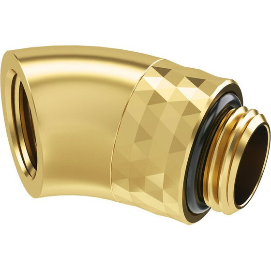 Barrow Dazzle Adapter 45 Grad G1/4 inch AG on G1/4 inch IG - redatable/swivel, gold - (TDWT45-B01 GO)