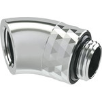 Barrow Dazzle Adapter 45 Grad G1/4 inch AG on G1/4 inch IG - redatable/swivel, silver - (TDWT45-B01 SS)