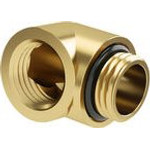 Barrow Dazzle Adapter 90 Grad G1/4 inch AG on G1/4 inch IG - gold - (TDWT90-B01 GO)