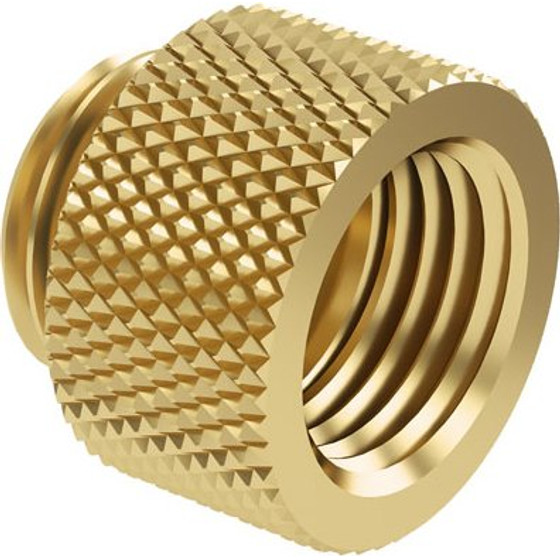 Barrow G1/4 inch extension straight MF 10 - gold - (TNYZ-G10 GO)