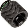BitsPower Adapter G1/4 inch AG on G1/4 inch IG - 15mm, black matt - (BP-MBWP-C60)