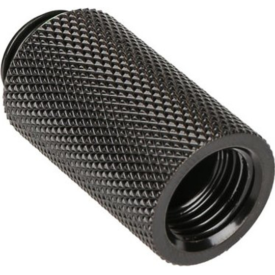 BitsPower Adapter G1/4 inch AG on G1/4 inch IG - 30mm, black matt - (BP-MBWP-C63)