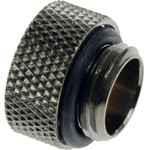 BitsPower Adapter G1/4 inch AG on G1/4 inch IG - black glossy - (BP-BSWP-C40)