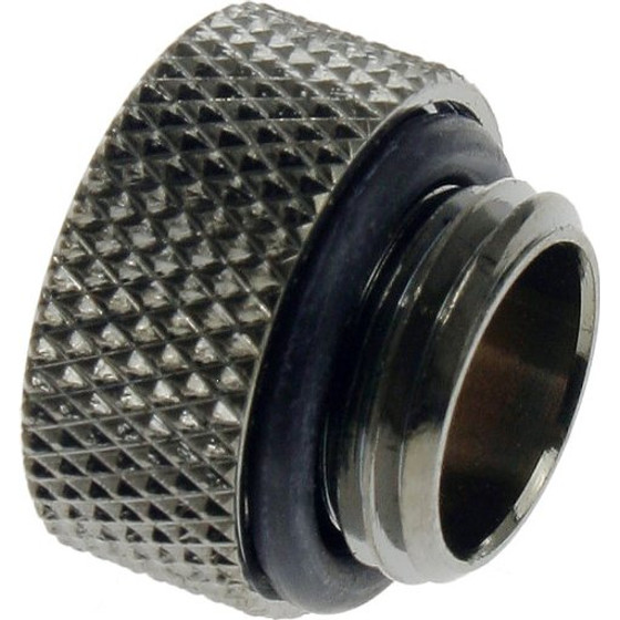BitsPower Adapter G1/4 inch AG on G1/4 inch IG - black glossy - (BP-BSWP-C40)