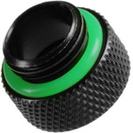 BitsPower Adapter G1/4 inch AG on G1/4 inch IG - black matt - (BP-MBWP-C40)