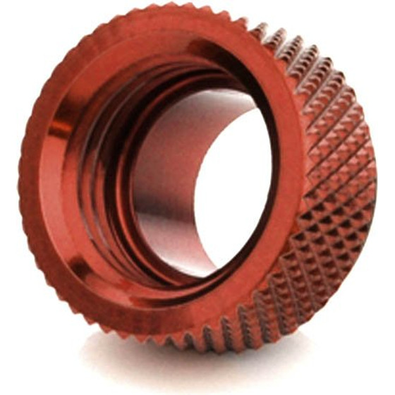 BitsPower Adapter G1/4 inch AG on G1/4 inch IG - red - (BP-DBRWP-C40)