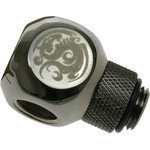 BitsPower Adapter Q-Splitter G1/4 inch AG on 3x G1/4 inch IG - redatable/swivel, black glossy - (BP-BSQR-C)