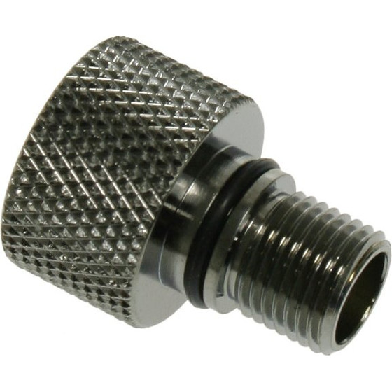 BitsPower Adapter straight Eheim 1046 on G1/4 inch IG - black glossy - (BP-BSWP-C19)
