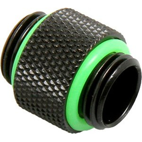BitsPower Adapter straight G1/4 inch AG on G1/4 inch AG - lang, black matt - (BP-MBWP-C08)