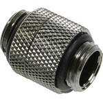 BitsPower Adapter straight G1/4 inch AG on G1/4 inch AG - redatable/swivel, black glossy - (BP-BSRG)