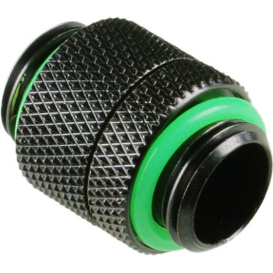 BitsPower Adapter straight G1/4 inch AG on G1/4 inch AG - redatable/swivel, black matt - (BP-MBRG)